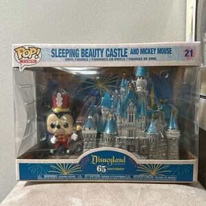 Disneyland 65th Anniversary Sleeping Beauty Castle and Mickey Mouse Funko Pop 21